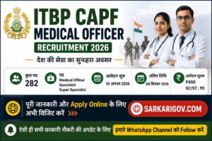 ITPB CAPE Medical Officer Recruitment 2026